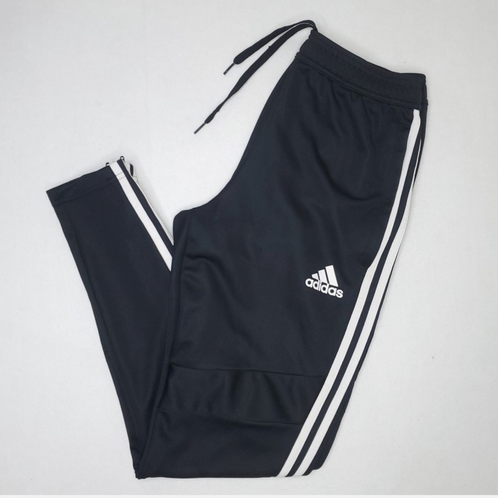 Adidas Climacool Track Pant 3 Stripe Zip Ankle/Pockets